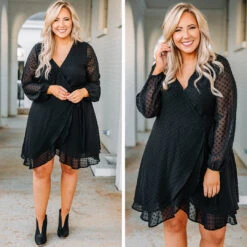 Dinner Date Dress, Black -Chic Soul Store 1.13 14