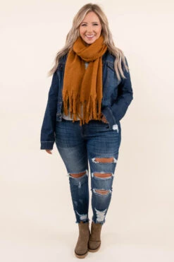 Wrapped In Warmth Scarf, Camel -Chic Soul Store 10 12 17495