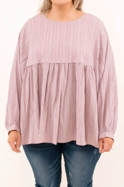 Change Can Be Good Top, Mauve -Chic Soul Store 10 20 17746
