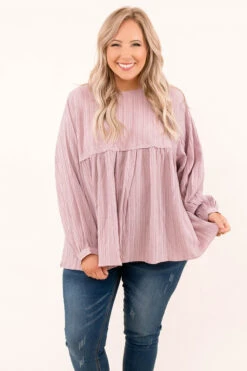 Change Can Be Good Top, Mauve