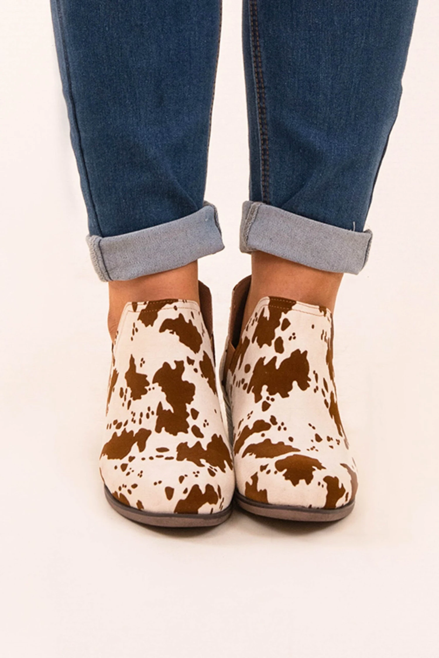 Foot In The Door Booties, Beige Multi 5 Foot In The Door Booties, Beige Multi - Image 3