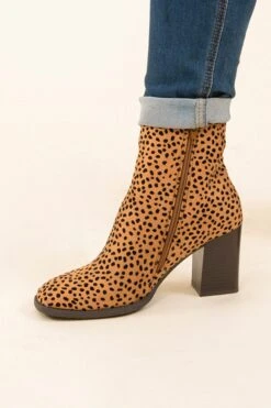 Walking Into The Great Unknown Booties, Leopard -Chic Soul Store 10 20 17825