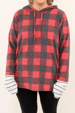 Home At Last Hoodie, Red -Chic Soul Store 10 20 17859