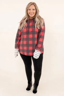 Home At Last Hoodie, Red -Chic Soul Store 10 20 17863