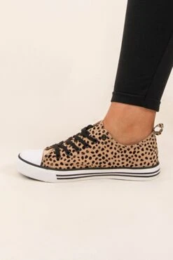 Lace The Consequences Sneakers, Cheetah -Chic Soul Store 10 20 17872 Edit