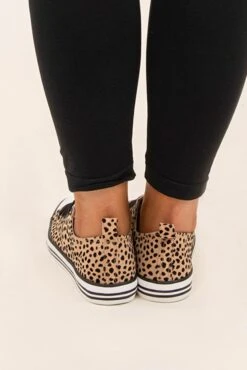 Lace The Consequences Sneakers, Cheetah -Chic Soul Store 10 20 17873 Edit