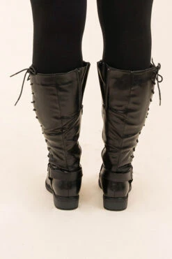 High Standards Boots, Black -Chic Soul Store 10 20 17918