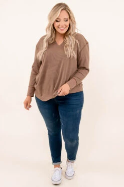 Eazy To Pack Top, Pecan -Chic Soul Store 10 4 17220