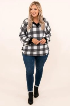 Hoping For It All Top, Ivory-Black -Chic Soul Store 10 7 17341