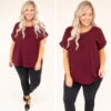 Do Your Job Top, Burgundy -Chic Soul Store 10.4 8 0a18fe43 ddf8 451a 898e 5d2796fc1b5e