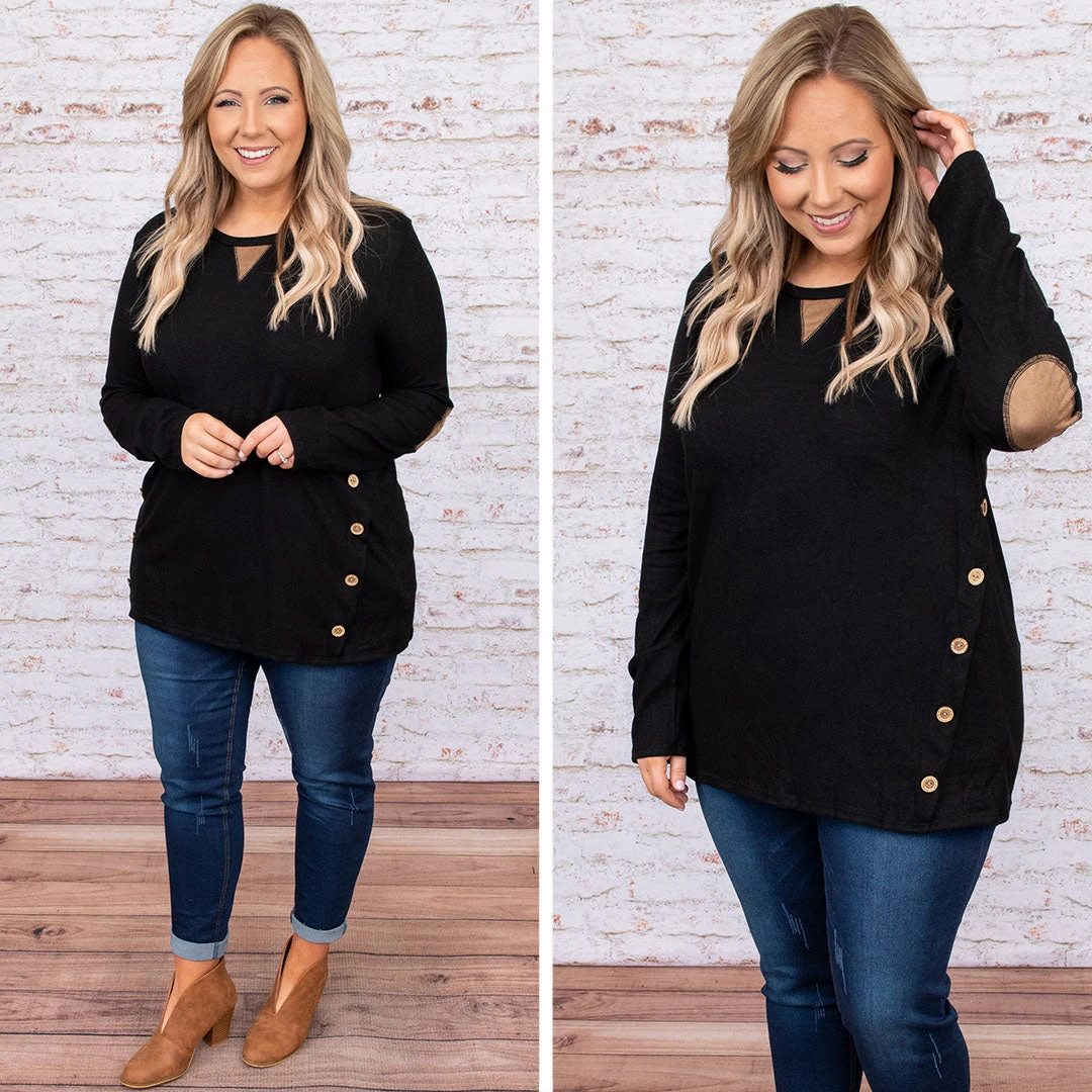 Leaning On You Top, Black 8 Leaning On You Top, Black - Image 6