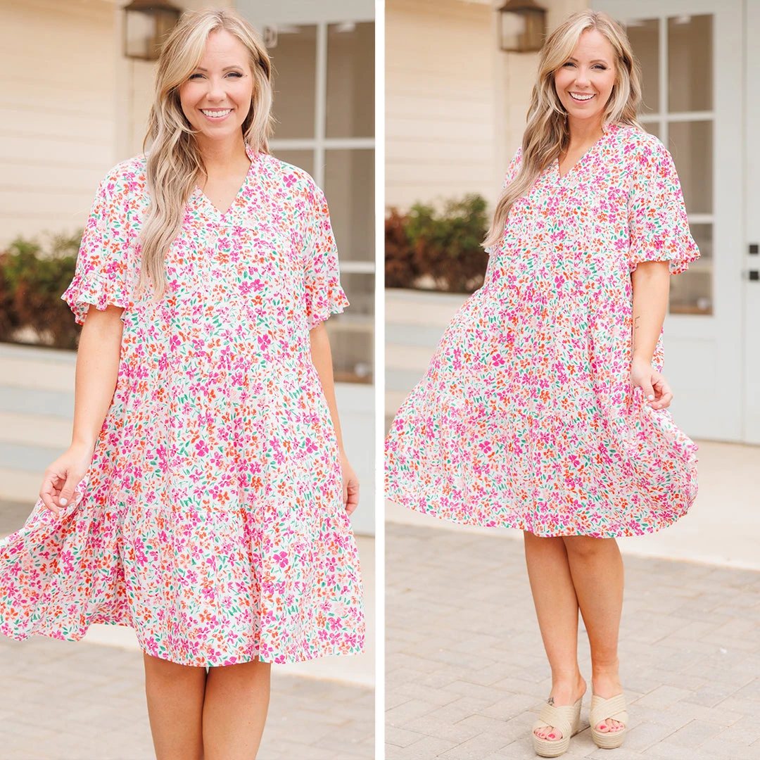 My Precious Flower Dress, Ivory 8 My Precious Flower Dress, Ivory - Image 6