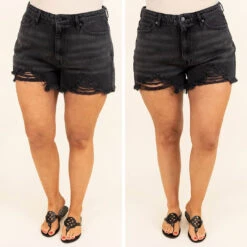 Simple Living Shorts, Dark Gray -Chic Soul Store 10 2f7b8020 3f78 4986 a53d f49470166892