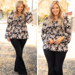 Busy Night Out Blouse, Black-Taupe -Chic Soul Store 10 30d5bc48 00a7 4bc5 9376 c7b9f5b2a6c7