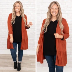 Under The Stars Cardigan, Rust -Chic Soul Store 10 4e5f198d 5507 4149 8de2 17323891cc80