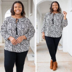 Make A Note Top, Black 13 Make A Note Top, Black -Chic Soul Store 10 5a1923cc 3371 48fd b6d9 e6d57148c180