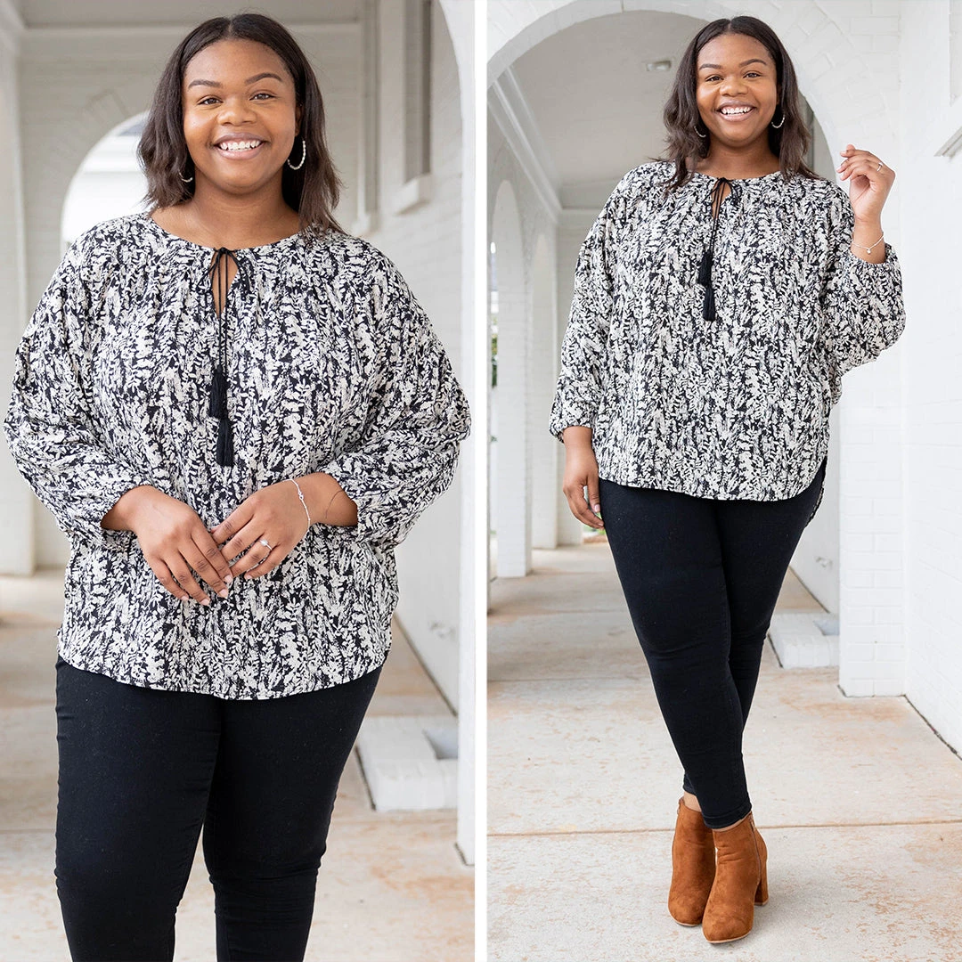 Make A Note Top, Black 8 Make A Note Top, Black - Image 6