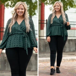 Miss Me Blouse, Hunter Green 13 Miss Me Blouse, Hunter Green -Chic Soul Store 10 72aad5a1 d0f5 4ed0 9ac7 6c6aca3a1715