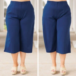 Say Less Pants, Navy -Chic Soul Store 10 81a75dde 32c4 4bf2 aec9 0826ee39a905