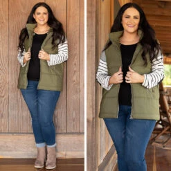 Seasons Change Vest, Olive -Chic Soul Store 10 8351d157 0334 43e7 a283 5977f4a2d76c