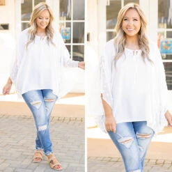 Flashback Friday Top, Ivory -Chic Soul Store 10 a285dcc5 79a0 4276 b58f 610b491a8e50
