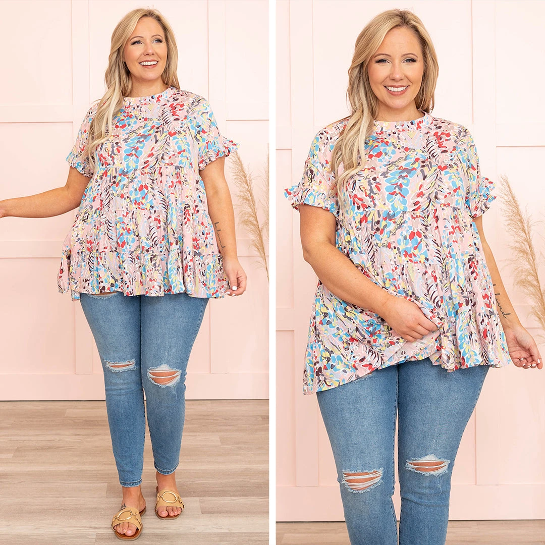 Leave It Behind Top, Mauve Multi 8 Leave It Behind Top, Mauve Multi - Image 6