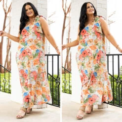 Lost In A Haze Maxi Dress, Coral 13 Lost In A Haze Maxi Dress, Coral -Chic Soul Store 10 f9018f1d d20b 48e5 b468 ffc57b382cee