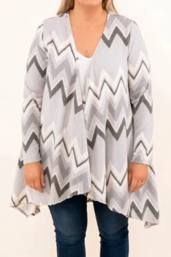 Promise One Thing Cardigan, Gray -Chic Soul Store 11 1 18114