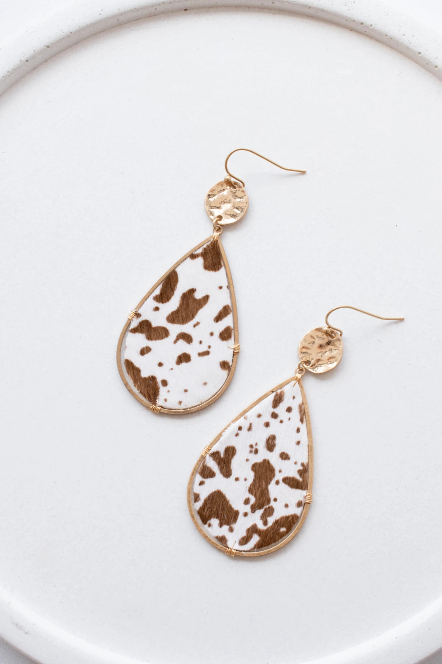 Western Charm Earrings, Brown 4 Western Charm Earrings, Brown - Image 2