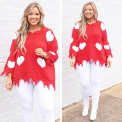 Give Love Sweater, Red 13 Give Love Sweater, Red -Chic Soul Store 11 0a84c5a7 f0df 4fd9 b3c4 d2338d78600a