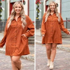 Wear Your Confidence Dress, Cinnamon -Chic Soul Store 11 105d2767 a50f 4272 a4dc 0c4049d18db4