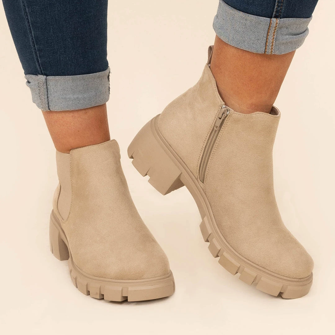 Run The Town Booties, Wheat 8 Run The Town Booties, Wheat - Image 6