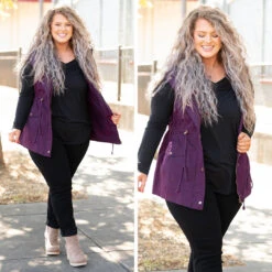 So Carefree Vest, Dark Plum -Chic Soul Store 11 3ae486ae 7bb2 44b9 87f2 a18ec13c0975