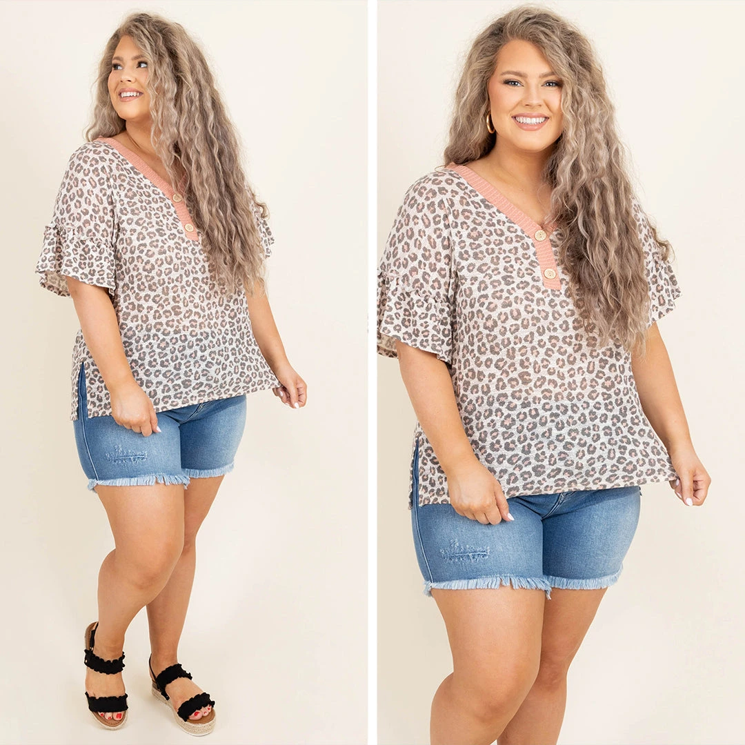 On Edge Top, Blush-Charcoal 8 On Edge Top, Blush-Charcoal - Image 6