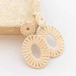 Offshore Earrings, Ivory -Chic Soul Store 11 483aad0a 353d 443c b119 3d42839205a5