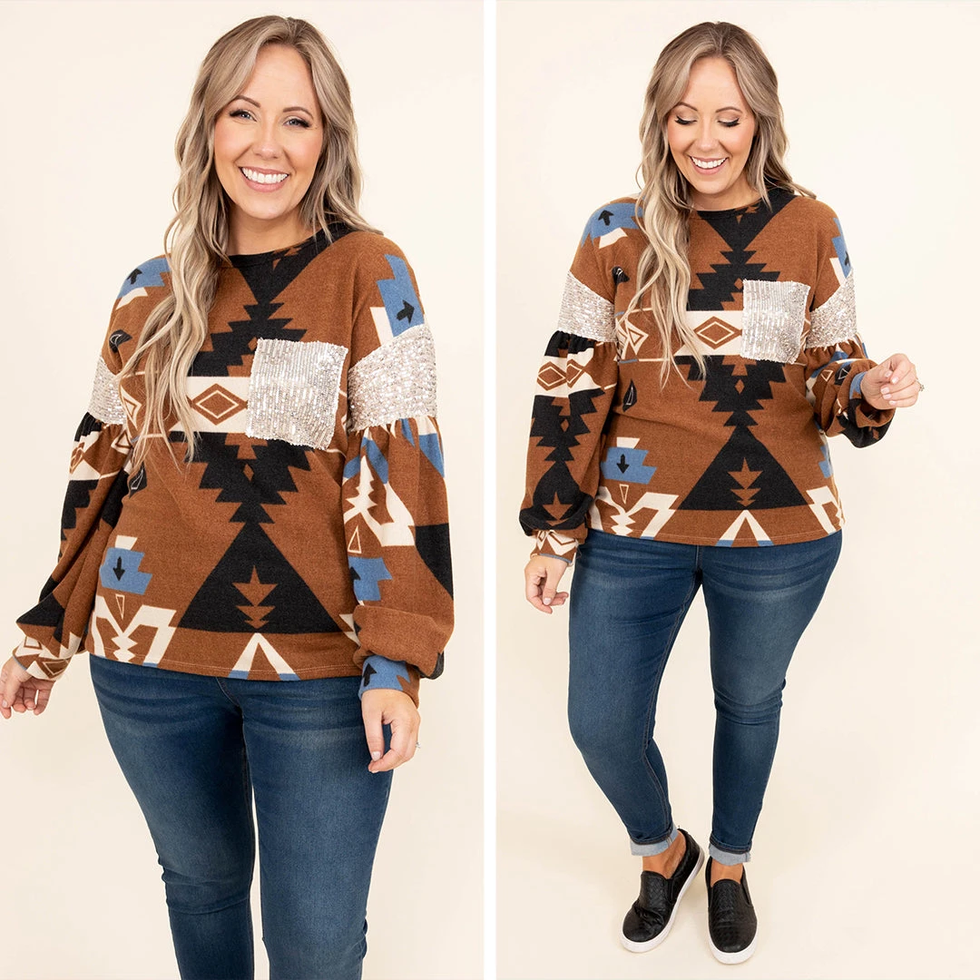 You've Got A Way Sweater, Mocha 8 You've Got A Way Sweater, Mocha - Image 6