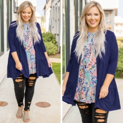 Under The Stars Cardigan, Navy -Chic Soul Store 11 5bd782ba 9c6d 4fd5 b5f9 b86dd05cc1b4