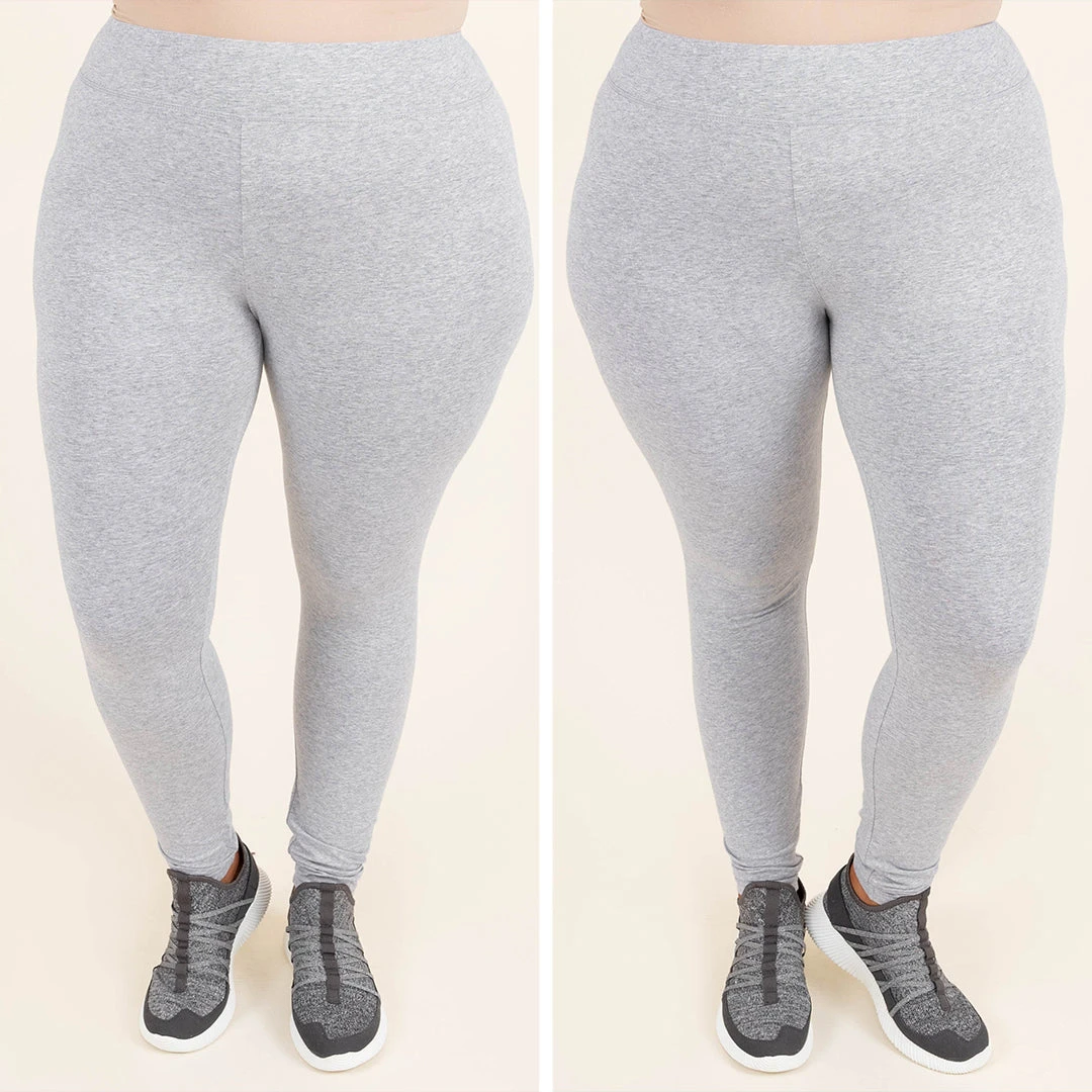 On The Run Leggings, Heather Grey 8 On The Run Leggings, Heather Grey - Image 6