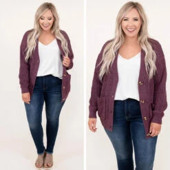 Just Throw It On Cardigan, Eggplant 13 Just Throw It On Cardigan, Eggplant -Chic Soul Store 11 5f4e4560 2b6f 47f8 977c 01167b119c19