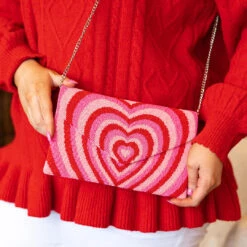 Fluttering Hearts Purse, Light Pink -Chic Soul Store 11 68a911c6 2585 4fb9 9721 94e3023dc6de