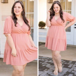 Popping Queen Dress, Coral -Chic Soul Store 11 6d28fac8 42ca 4e3c 950f 2b863785c893