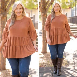 Meeting My Destiny Top, Brick -Chic Soul Store 11 885710cd 08e0 4499 bee6 8a42b7320b14