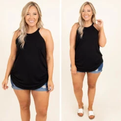 Simply Elegant Tank, Black -Chic Soul Store 11 8d686d52 d61a 4128 9f4a 49a2be92217b