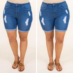 Live Again Shorts, Medium Wash -Chic Soul Store 11 aa8c0635 5b87 49e6 b3c8 809b984dad9a