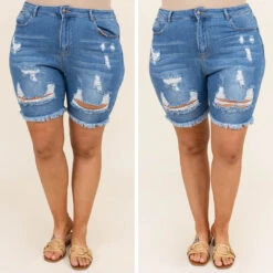 The Last Summer Shorts, Blue -Chic Soul Store 11 bf0a946f f2d0 4267 afba eb08756dd3f2