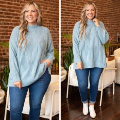 Enchanting Evenings Sweater, Light Blue -Chic Soul Store 11 c5f81d74 6a9b 4c20 83c9 da1efe2438d2