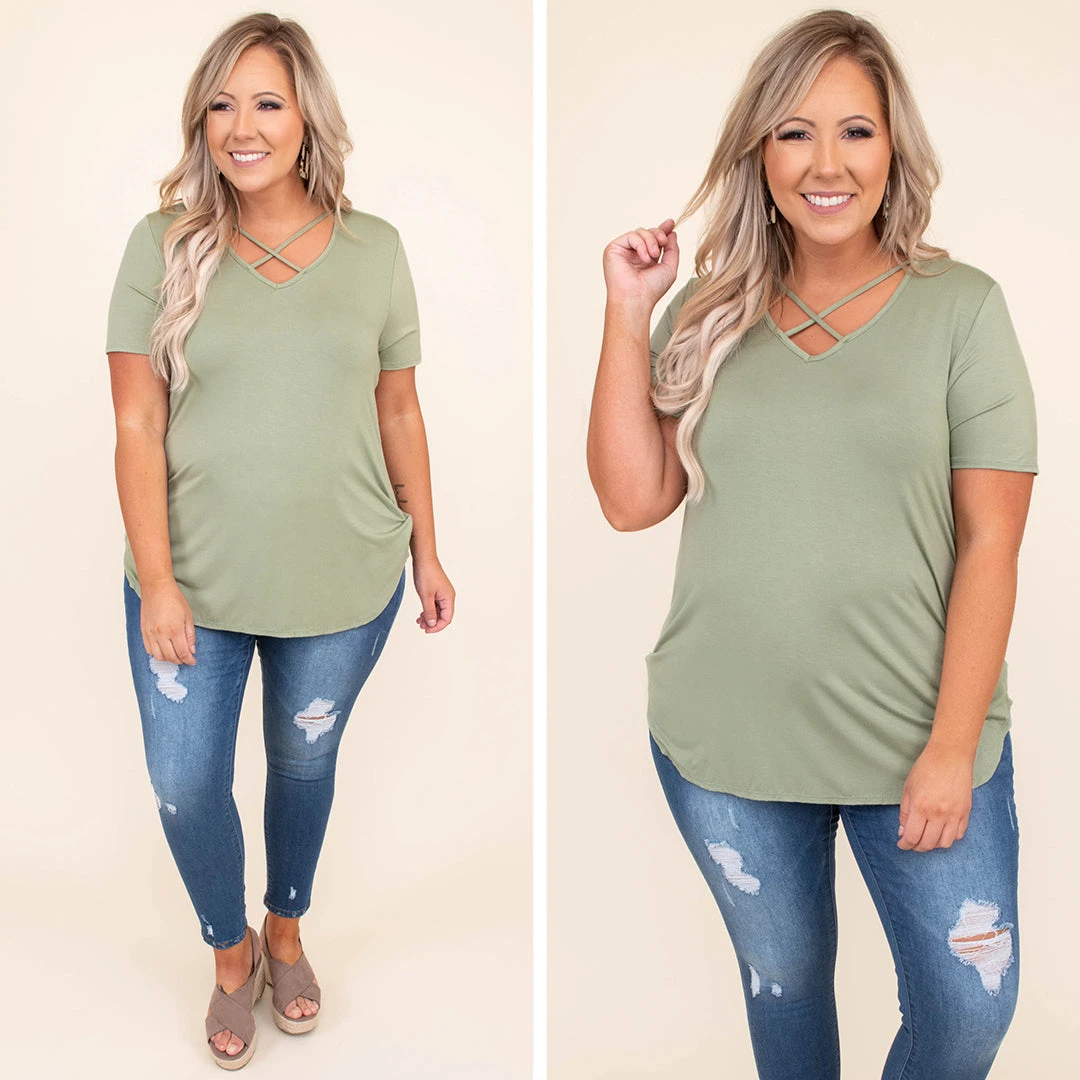 Two Way Street Top, Sage 8 Two Way Street Top, Sage - Image 6