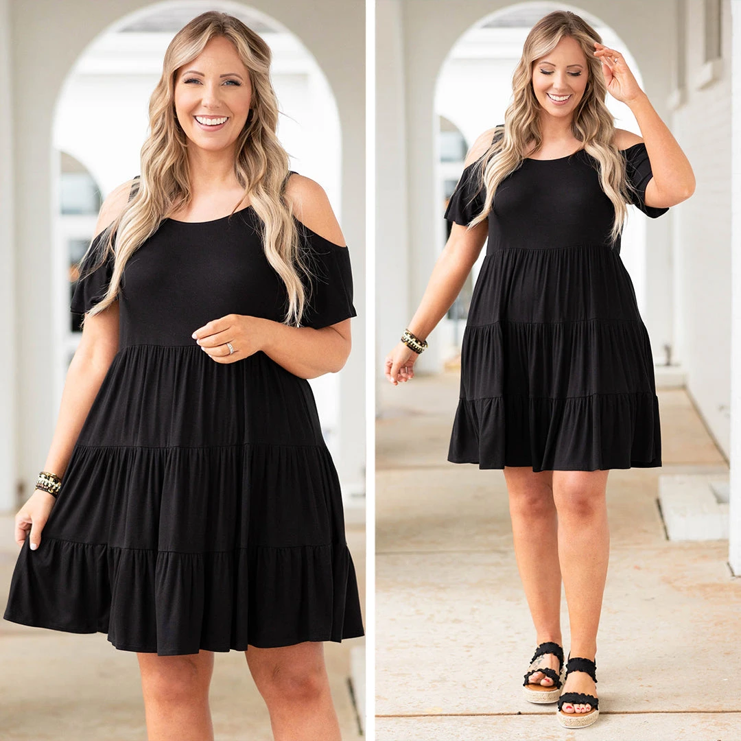 Taste And Style Dress, Black 8 Taste And Style Dress, Black - Image 6