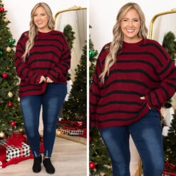 Show Me Your World Sweater, Burgundy -Chic Soul Store 11 e08224a5 8c12 4f3e 979c c8c88caf747d