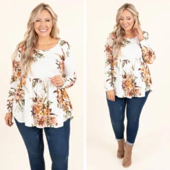 Sending Flowers Top, Ivory 13 Sending Flowers Top, Ivory -Chic Soul Store 11 e0f5555e 09b7 49a3 86f0 2bc1dd41b049